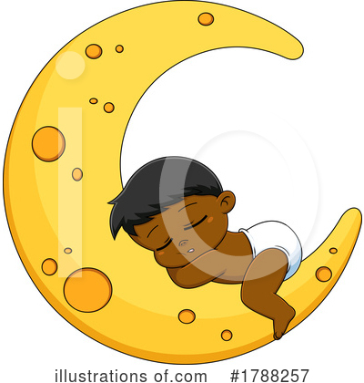 Black Baby Clipart #1788257 by Hit Toon
