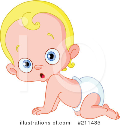 Royalty-Free (RF) Baby Clipart Illustration by yayayoyo - Stock Sample #211435