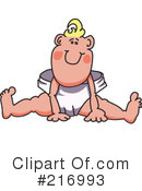 Baby Clipart #216993 by Mascot Junction