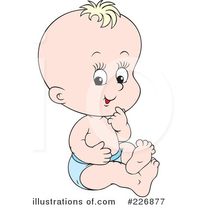 Royalty-Free (RF) Baby Clipart Illustration by Alex Bannykh - Stock Sample #226877