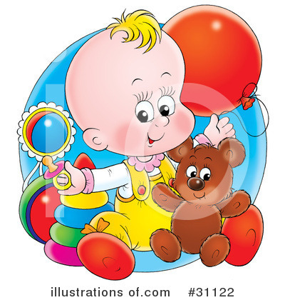 Party Balloon Clipart #31122 by Alex Bannykh