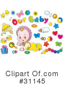 Baby Clipart #31145 by Alex Bannykh