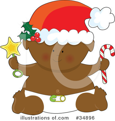 Christmas Baby Clipart #34896 by Maria Bell