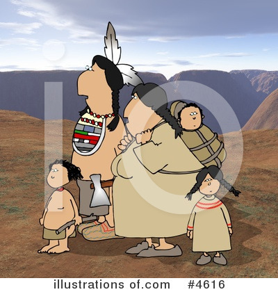Native American Indian Clipart #4616 by djart