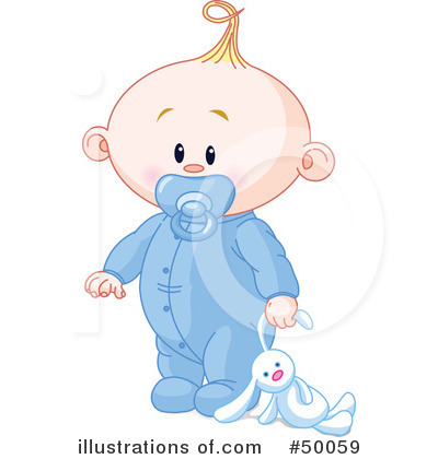 Royalty-Free (RF) Baby Clipart Illustration by Pushkin - Stock Sample #50059