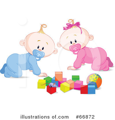 Royalty-Free (RF) Baby Clipart Illustration by Pushkin - Stock Sample #66872