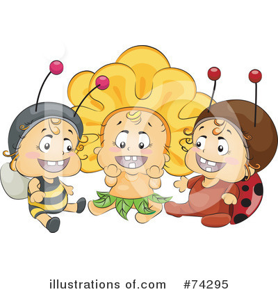 Royalty-Free (RF) Baby Clipart Illustration by BNP Design Studio - Stock Sample #74295