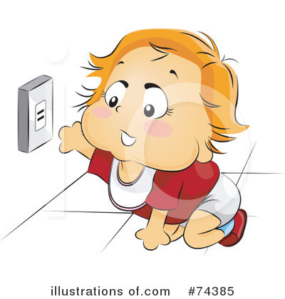 Royalty-Free (RF) Baby Clipart Illustration by BNP Design Studio - Stock Sample #74385