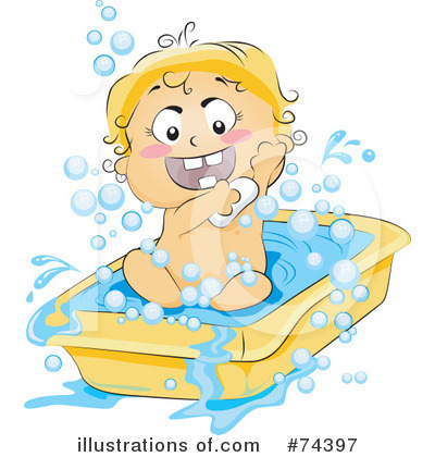 Royalty-Free (RF) Baby Clipart Illustration by BNP Design Studio - Stock Sample #74397