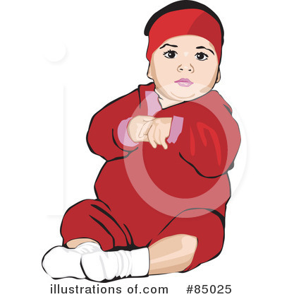 Royalty-Free (RF) Baby Clipart Illustration by David Rey - Stock Sample #85025