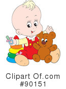 Baby Clipart #90151 by Alex Bannykh