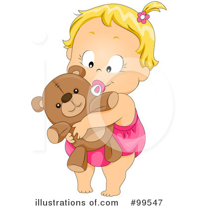 Royalty-Free (RF) Baby Clipart Illustration by BNP Design Studio - Stock Sample #99547
