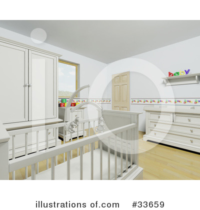 Baby Crib Clipart #33659 by KJ Pargeter