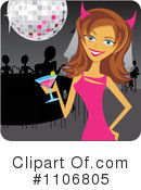 Bachelorette Party Clipart #1106805 by Amanda Kate