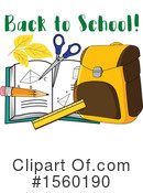 Back To School Clipart #1560190 by Vector Tradition SM