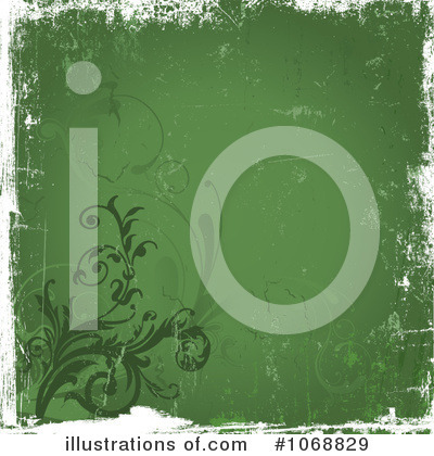 Floral Grunge Clipart #1068829 by KJ Pargeter