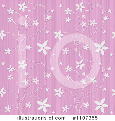 Floral Background Clipart #1107355 by Amanda Kate