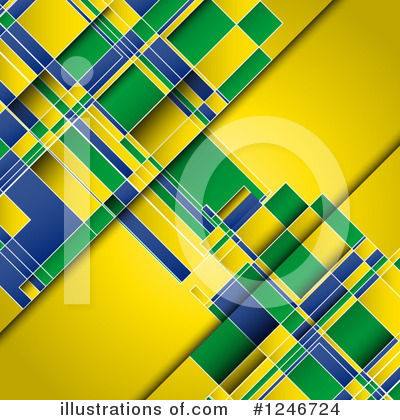 Brazil Flag Clipart #1246724 by KJ Pargeter