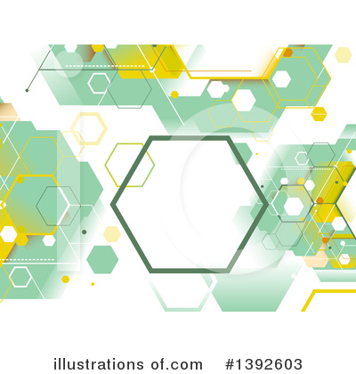 Hexagon Clipart #1392603 by BNP Design Studio
