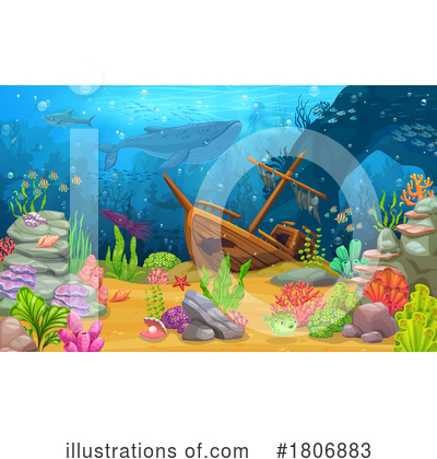 Sunken Ship Clipart #1806883 by Vector Tradition SM