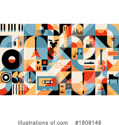 Cassette Clipart #1808148 by Vector Tradition SM