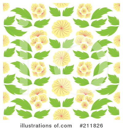 Floral Background Clipart #211826 by Cherie Reve