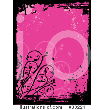 Floral Grunge Clipart #30221 by KJ Pargeter