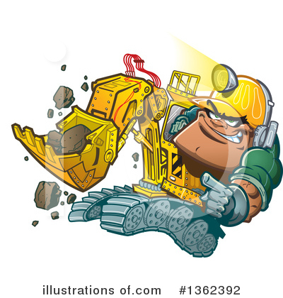 Heavy Machinery Clipart #1362392 by Clip Art Mascots