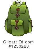Backpack Clipart #1250220 by Vector Tradition SM