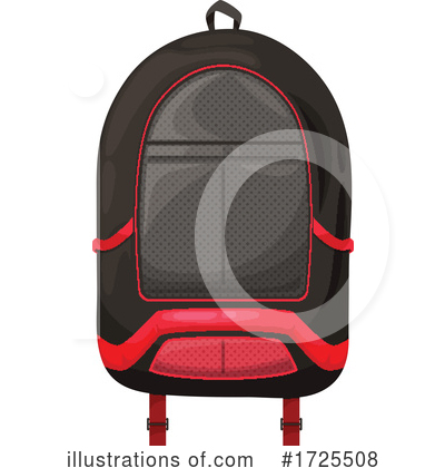 Royalty-Free (RF) Backpack Clipart Illustration by Vector Tradition SM - Stock Sample #1725508