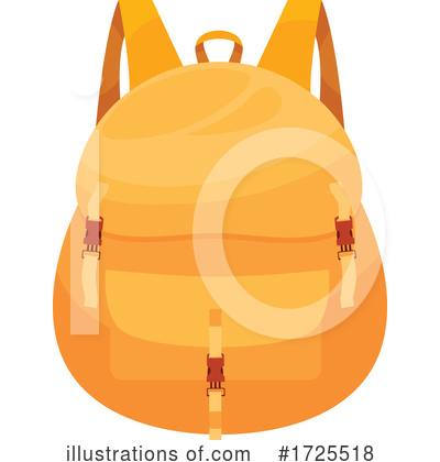 Backpack Clipart #1725518 by Vector Tradition SM