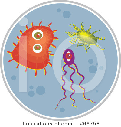 Royalty-Free (RF) Bacteria Clipart Illustration by Prawny - Stock Sample #66758
