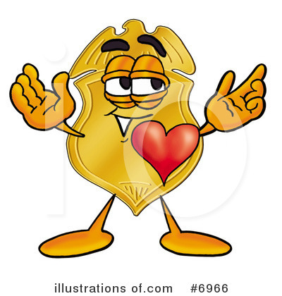 Royalty-Free (RF) Badge Clipart Illustration by Mascot Junction - Stock Sample #6966