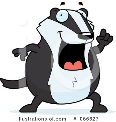 Royalty-Free (RF) Badger Clipart Illustration by Cory Thoman - Stock Sample #1066627