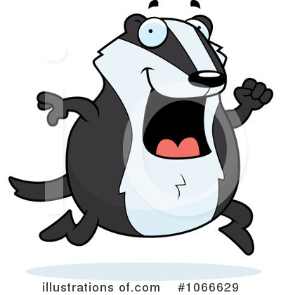 Royalty-Free (RF) Badger Clipart Illustration by Cory Thoman - Stock Sample #1066629