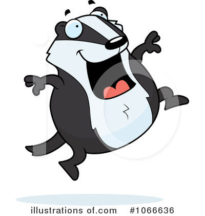 Royalty-Free (RF) Badger Clipart Illustration by Cory Thoman - Stock Sample #1066636