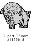 Badger Clipart #1159618 by lineartestpilot