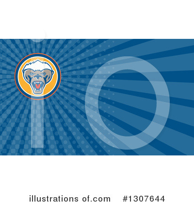 Royalty-Free (RF) Badger Clipart Illustration by patrimonio - Stock Sample #1307644