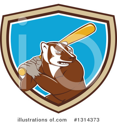 Honey Badger Clipart #1314373 by patrimonio