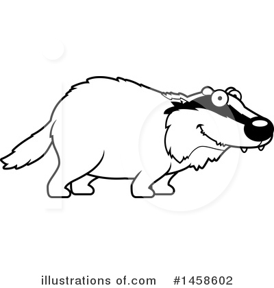 Royalty-Free (RF) Badger Clipart Illustration by Cory Thoman - Stock Sample #1458602