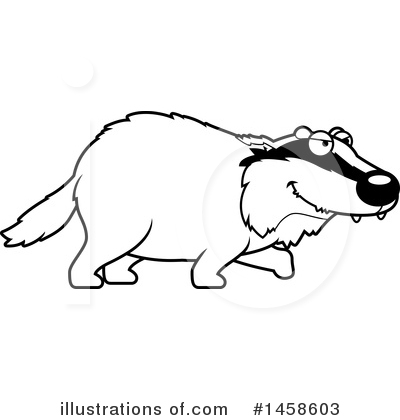 Royalty-Free (RF) Badger Clipart Illustration by Cory Thoman - Stock Sample #1458603