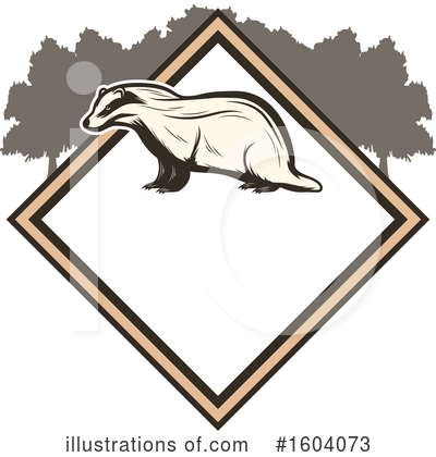 Royalty-Free (RF) Badger Clipart Illustration by Vector Tradition SM - Stock Sample #1604073