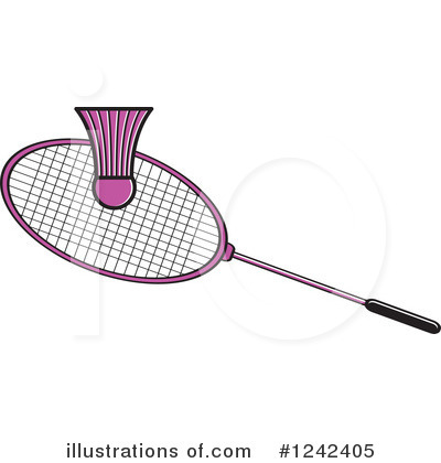 Badminton Clipart #1242405 by Lal Perera