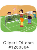 Badminton Clipart #1260084 by BNP Design Studio
