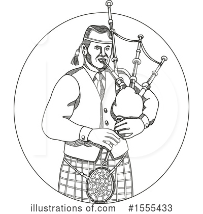 Bagpipes Clipart #1555433 by patrimonio