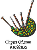 Bagpipes Clipart #1692835 by Vector Tradition SM