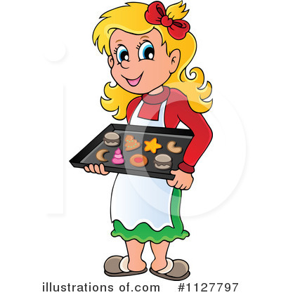 Royalty-Free (RF) Baking Clipart Illustration by visekart - Stock Sample #1127797