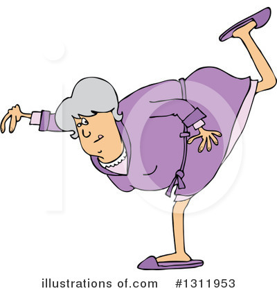 Old Lady Clipart #1311953 by djart