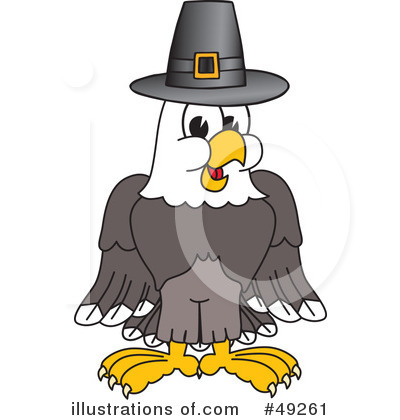 Royalty-Free (RF) Bald Eagle Character Clipart Illustration by Mascot Junction - Stock Sample #49261