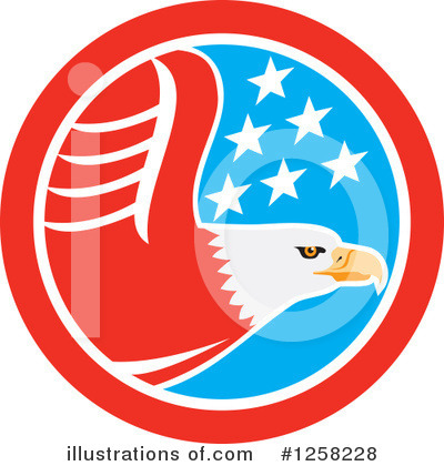 American Eagle Clipart #1258228 by patrimonio
